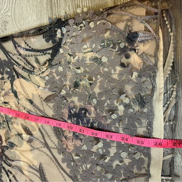 Lola & Sophie embroidered 3D floral tank top sz S - Picture 8 of 8